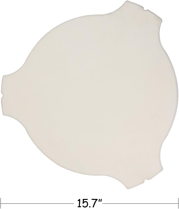 15 Round Ceramic Pizza Stone for Grill and Oven G11879