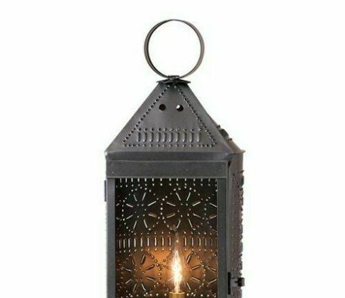 22 inch Glass Front Electric Candle Lantern S41194
