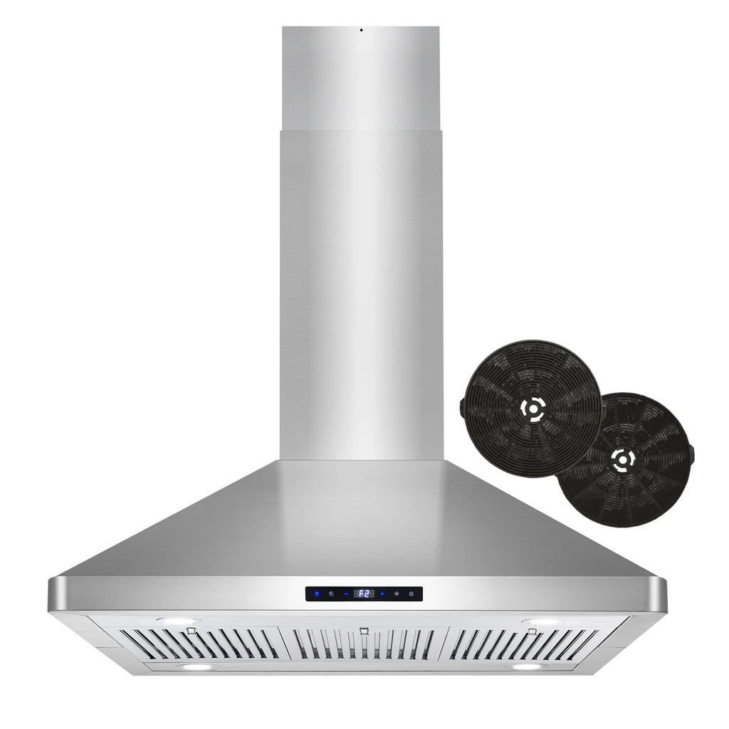 30 in. Stainless Steel Ductless Island Range Hood S453