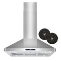 30 in. Stainless Steel Ductless Island Range Hood S453
