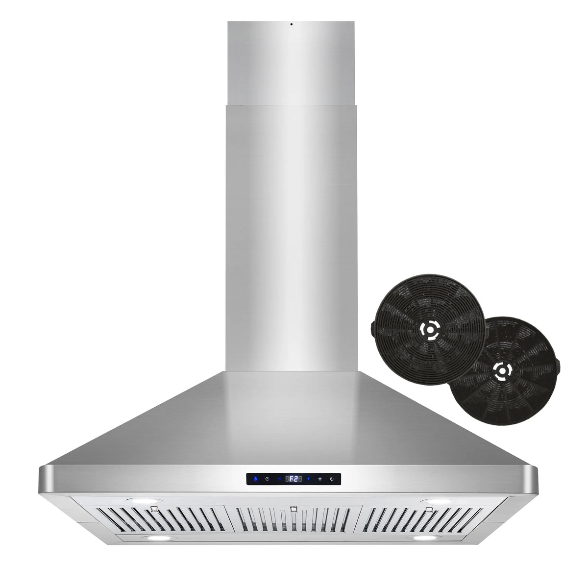 30 in. Stainless Steel Ductless Island Range Hood S453