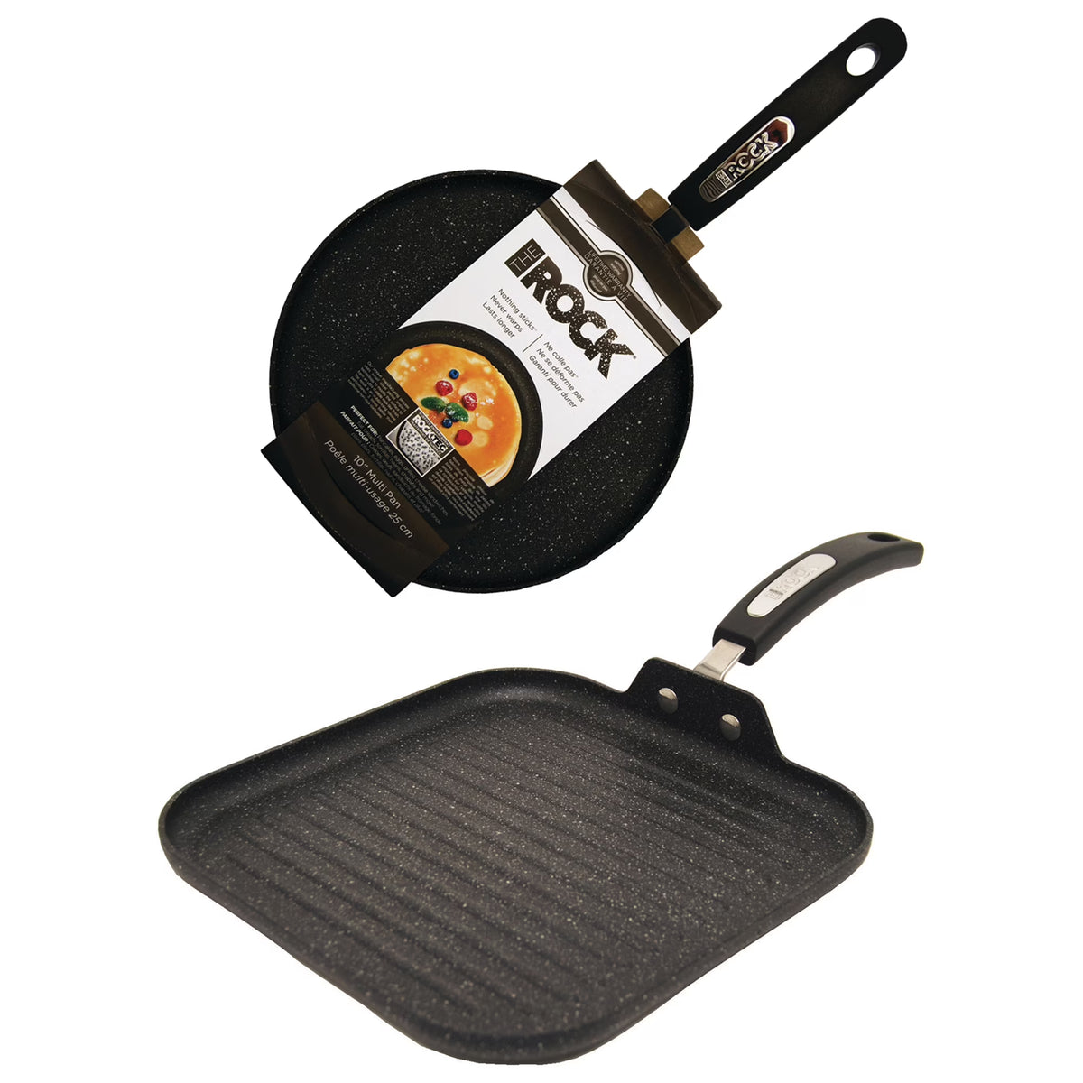 10 inch Grill Pan & 10 inch Multi Pan Kit, Aluminum N552571