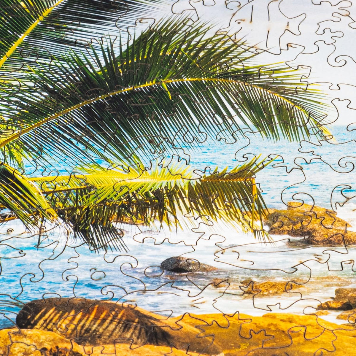 Wooden Puzzle Jigsaw, 125 pieces, 9 x 6.2 in Y92680