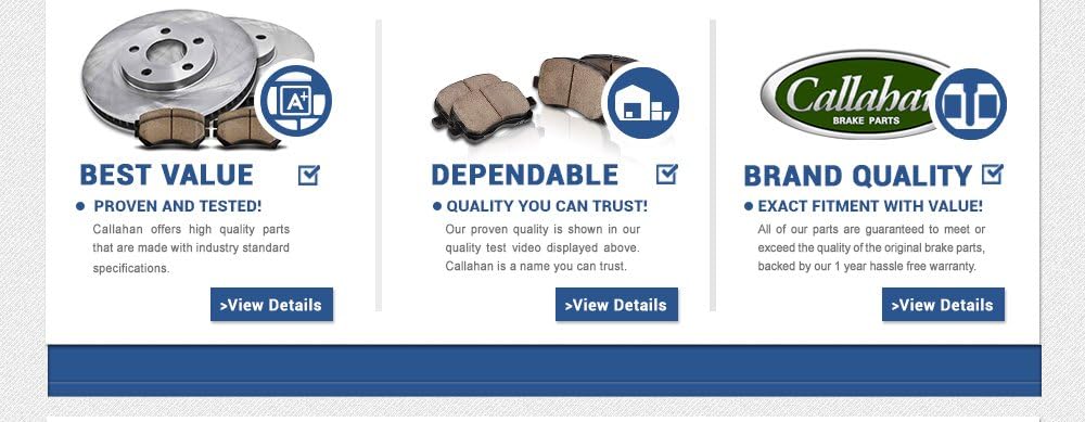 Premium OE Brake Disc Rotors and Metallic Brake Pads Q364318