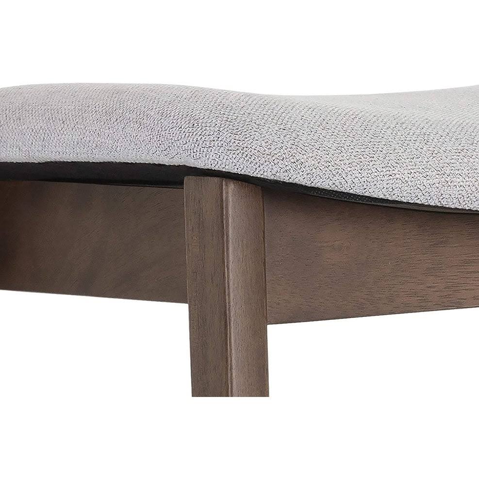 Wood Counter Table Set with 2 Counter Stools in Light Gray U1332