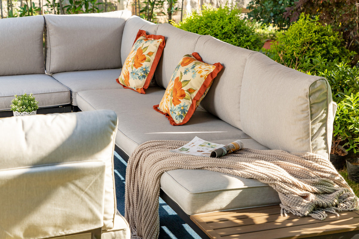 6-Piece Patio Conversation Set Outdoor Sofa with Cushions N59877
