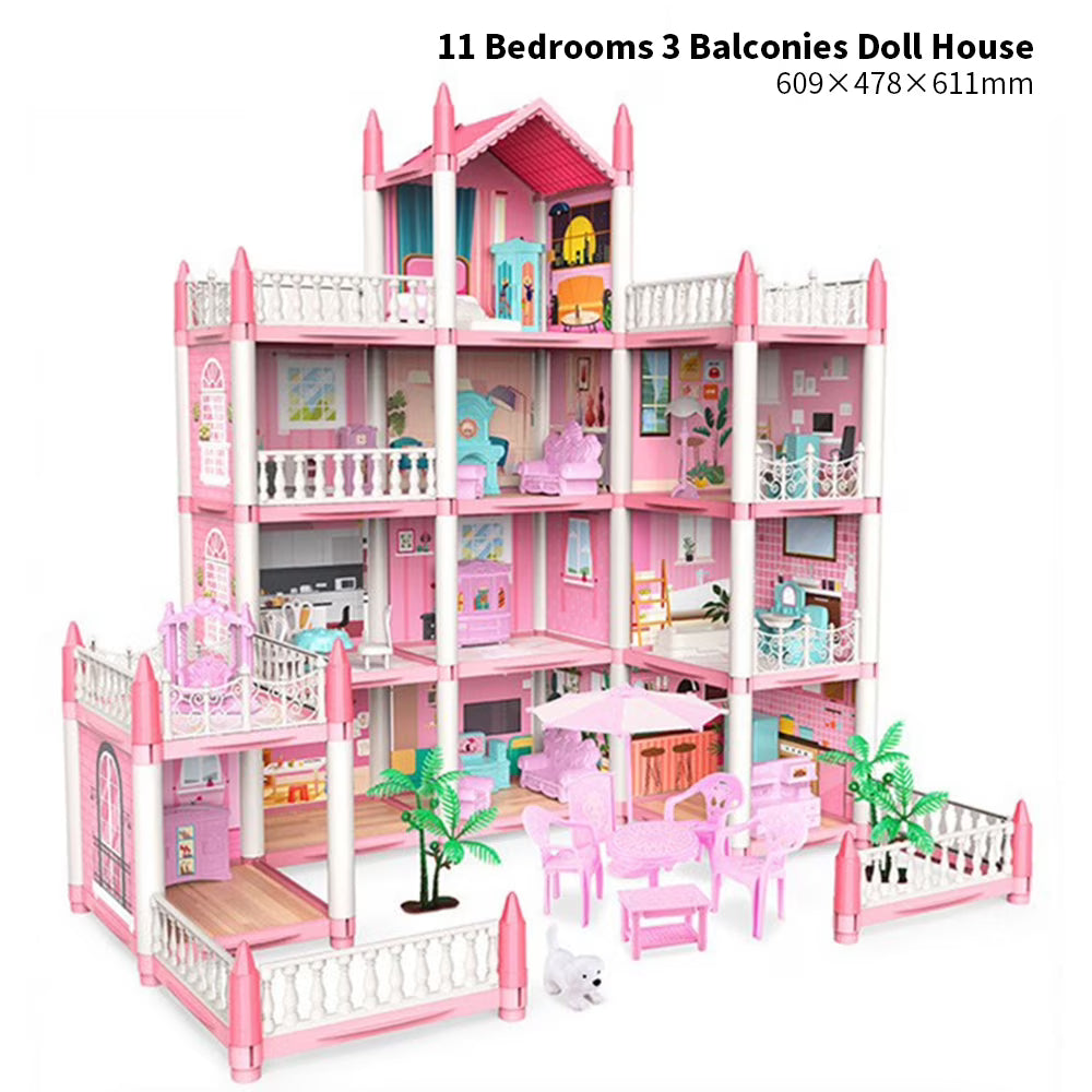 Pink Princess Castle Toy House T9567