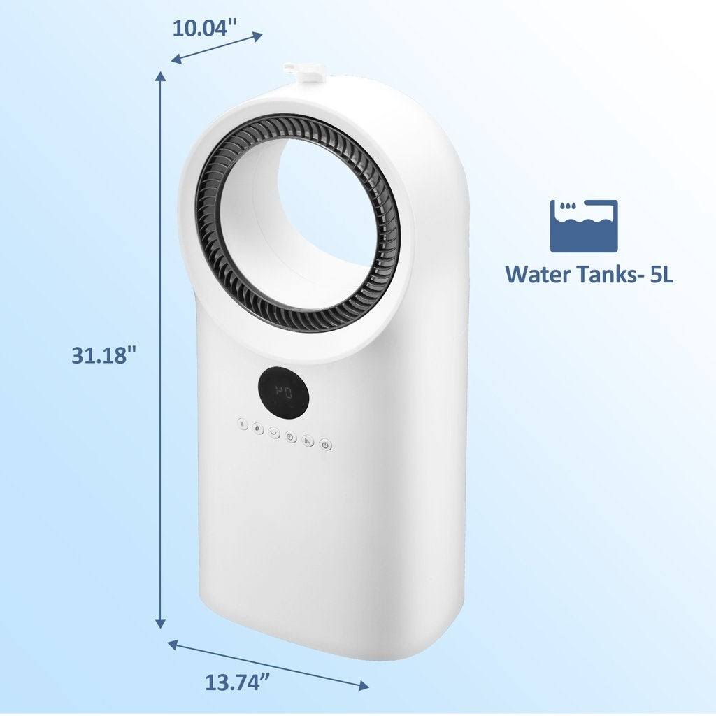 Portable Air Conditioner Cooler Fan Humidifier White F87859