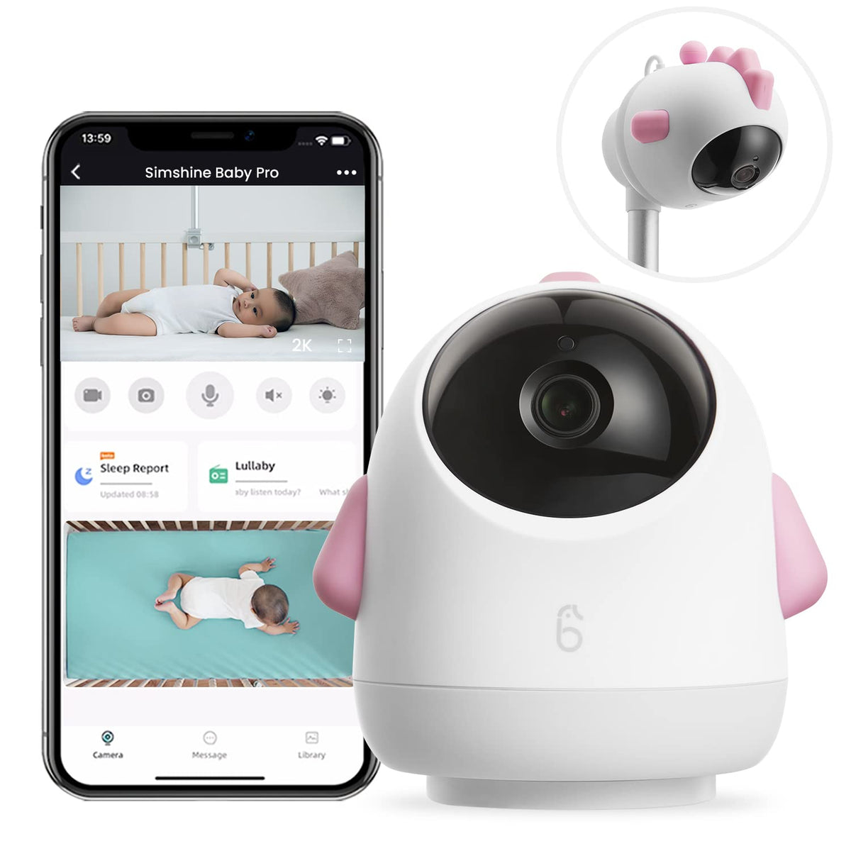 Baby Monitor with Camera and Audio Q65884