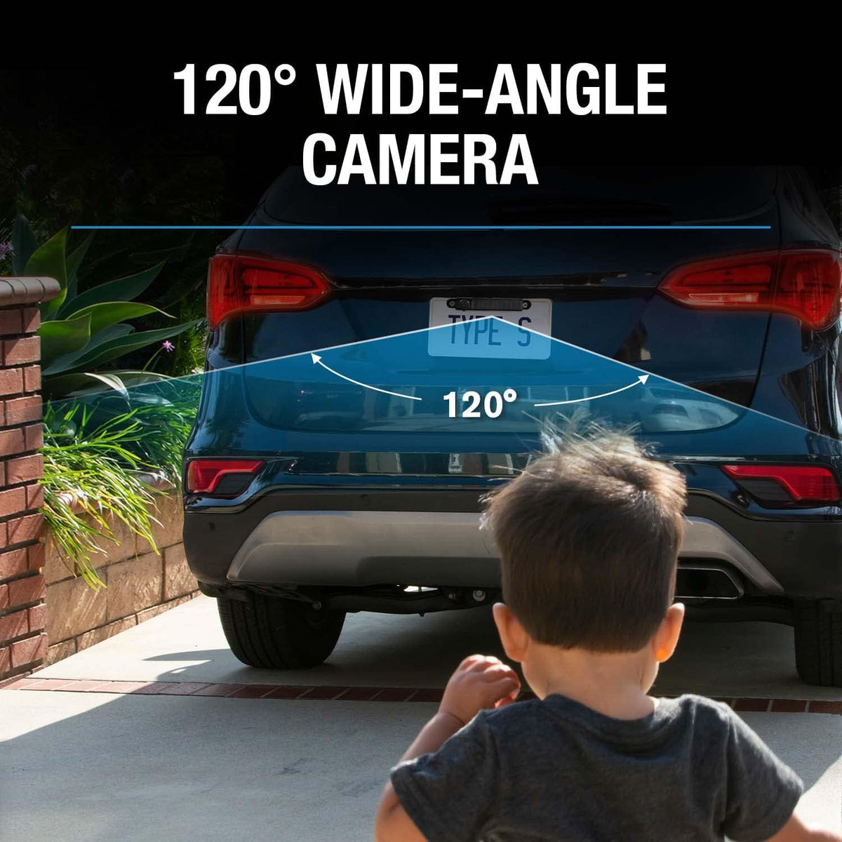 Solar Powered 1080p HD Backup Camera P68506