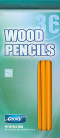 Wood Pencils, 36ct, Unsharpened, Case Pack of 48 Y925