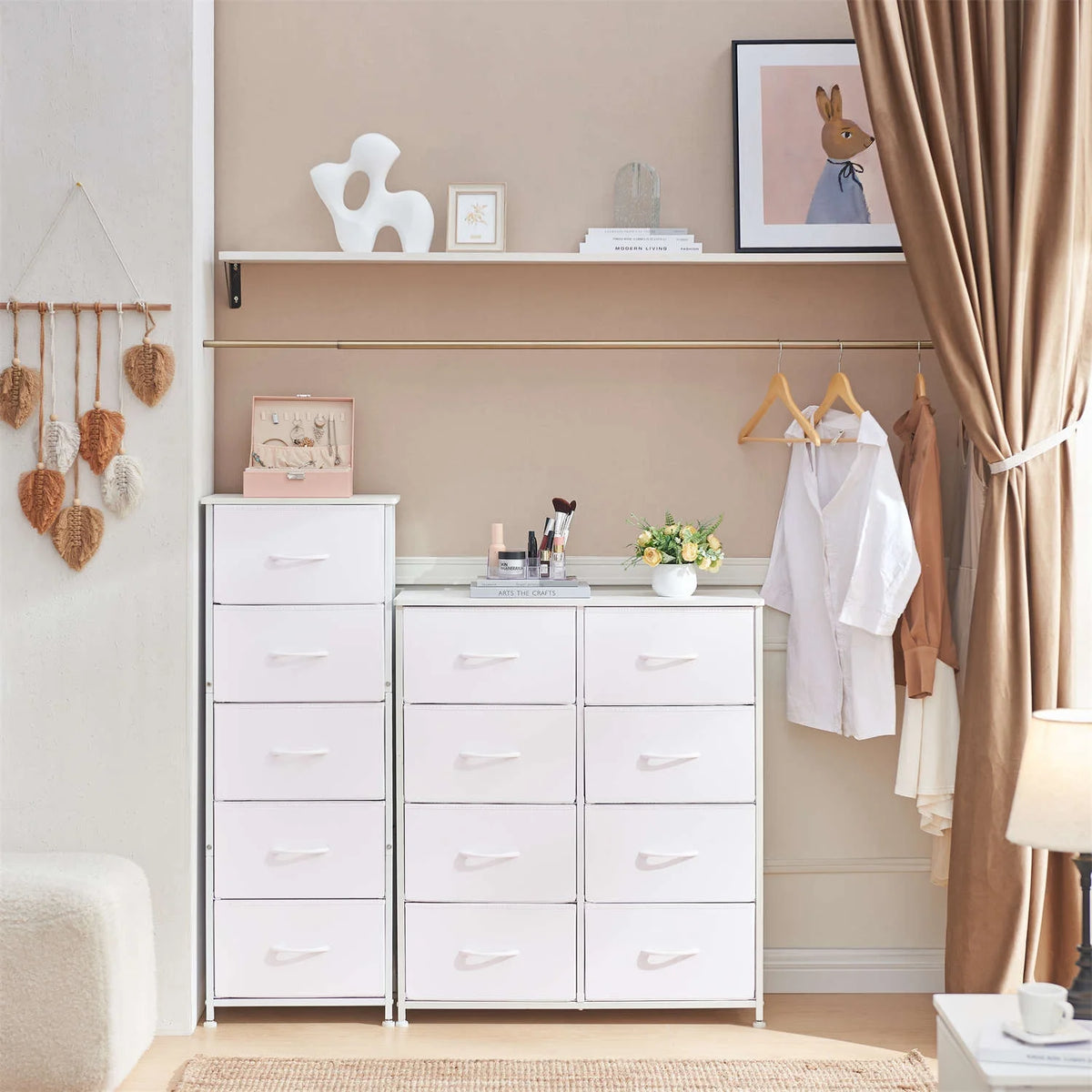 8 Drawer Fabric Dresser T641573