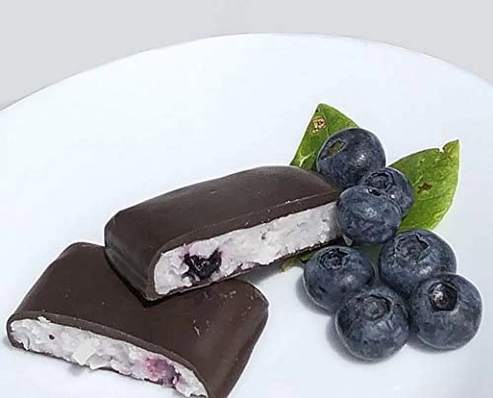 Wild Blueberry Needhams, Gourmet Chocolate Candy Bars, 6 Count A9728