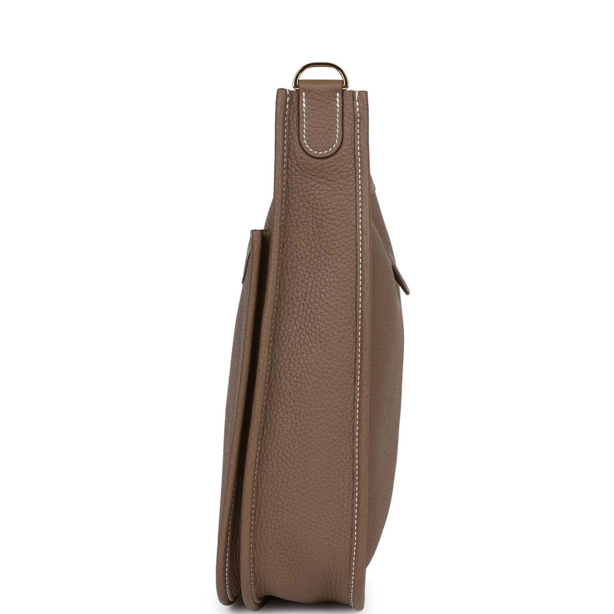 Etoupe Clemence Leather Bag M87699