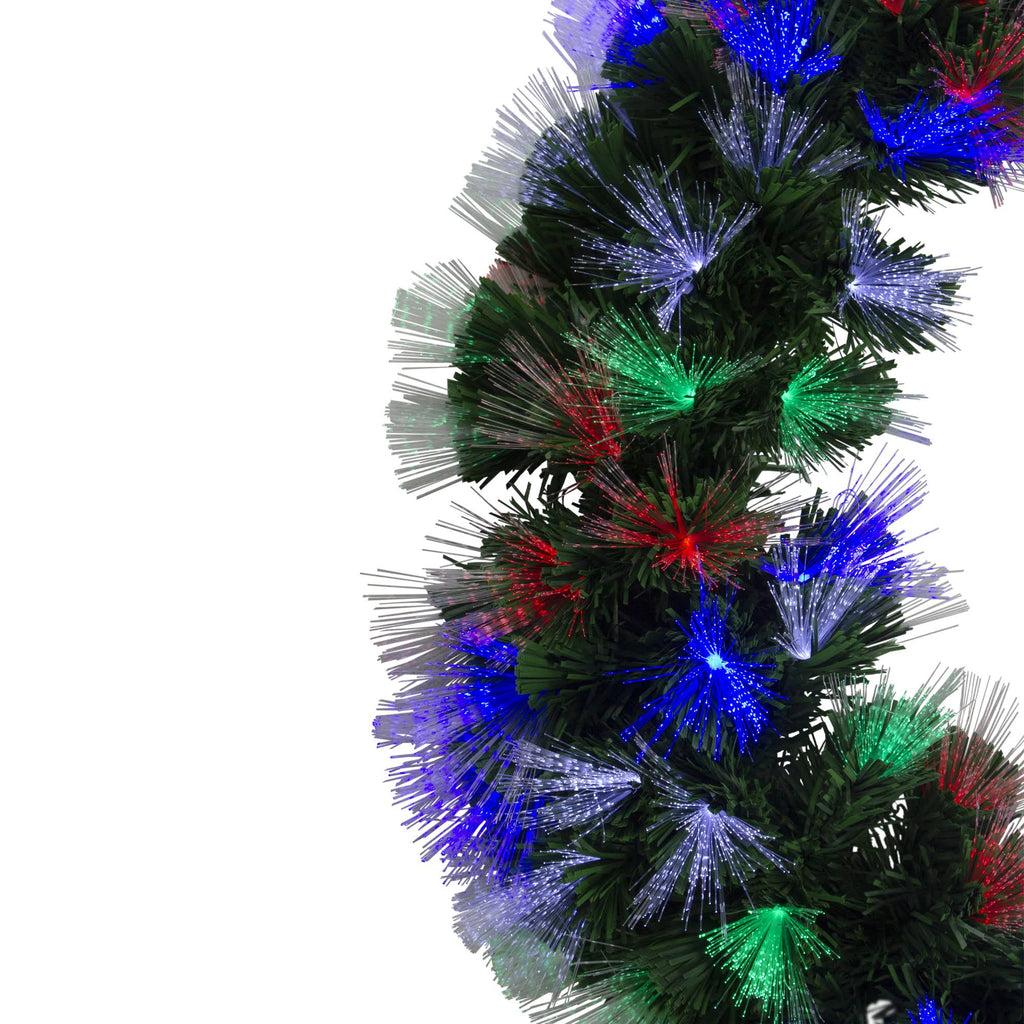 Fiber Optic Artificial Pine Christmas Wreath H917638