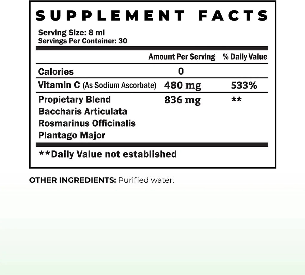 4 Botellas 8ml Per Serving Immune System Support U557069