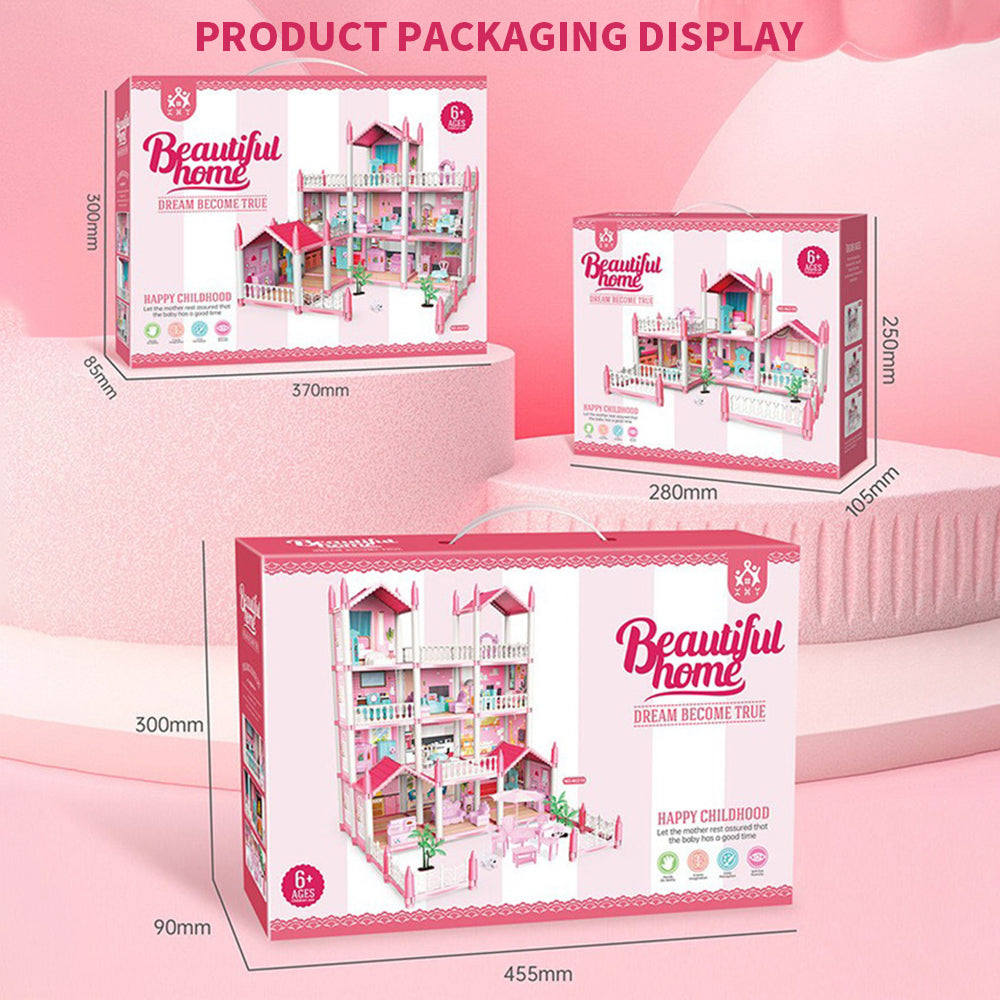 Pink Princess Castle Toy House T9567