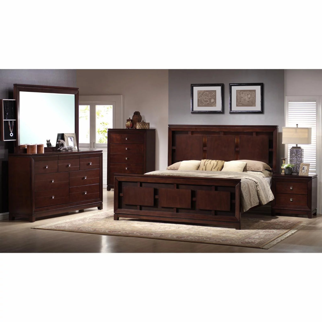 Cherry Dresser with Mirror T923