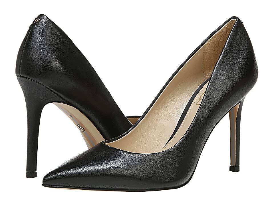 Black Leather Pumps L891