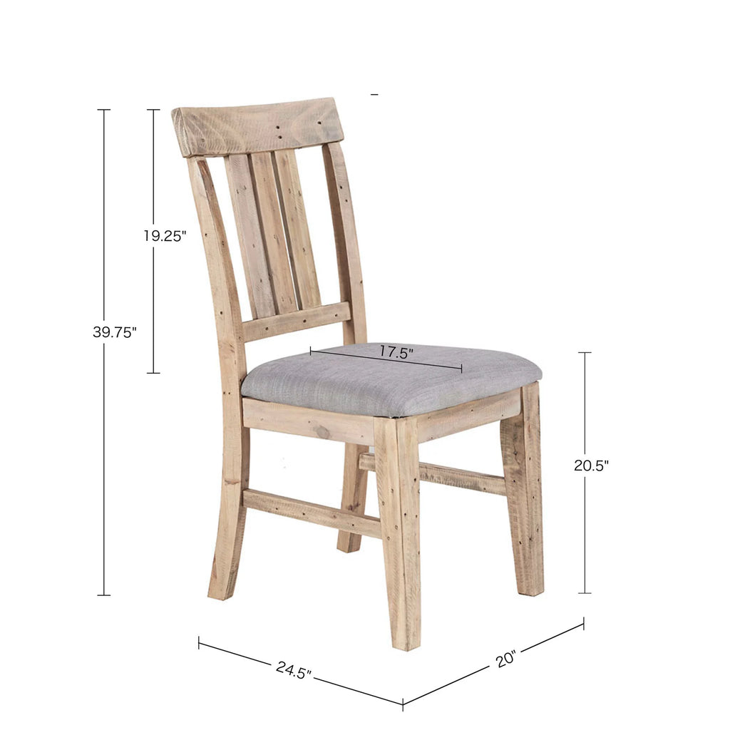 Set of 2 Natural Dining Side Chair N37643