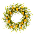 30" Artificial Tulip Floral Wreath G43661