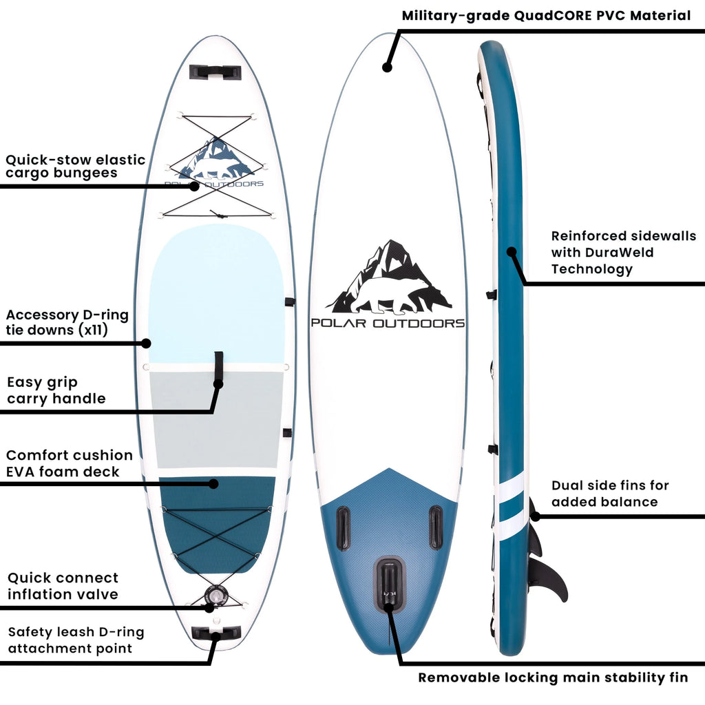 Inflatable Stand Up Paddle Board with Non-Slip Deck Q164137