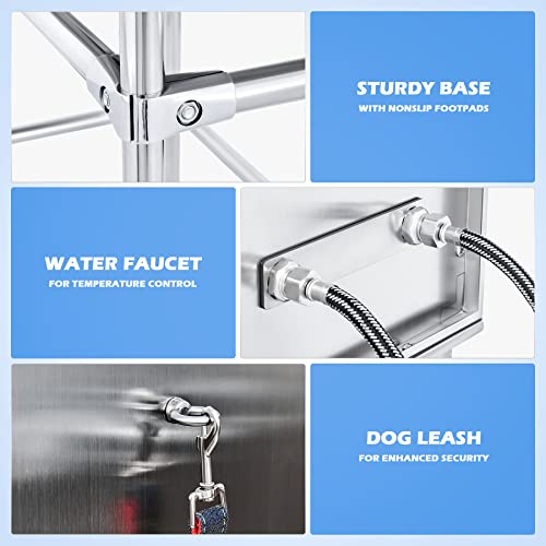 34 Inch Stainless Steel Dog Washing Station R621945
