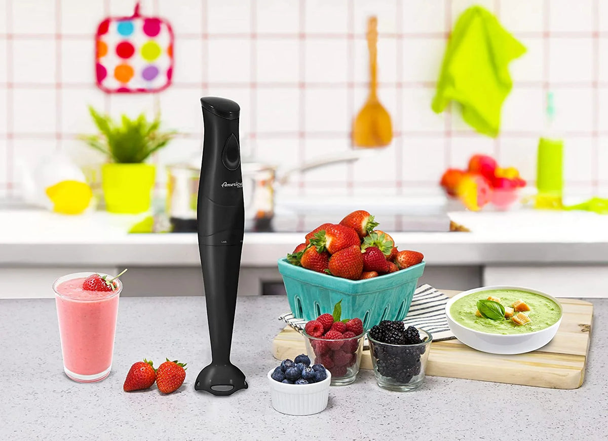 150W Hand Blender with Detachable Wand, Black D82449