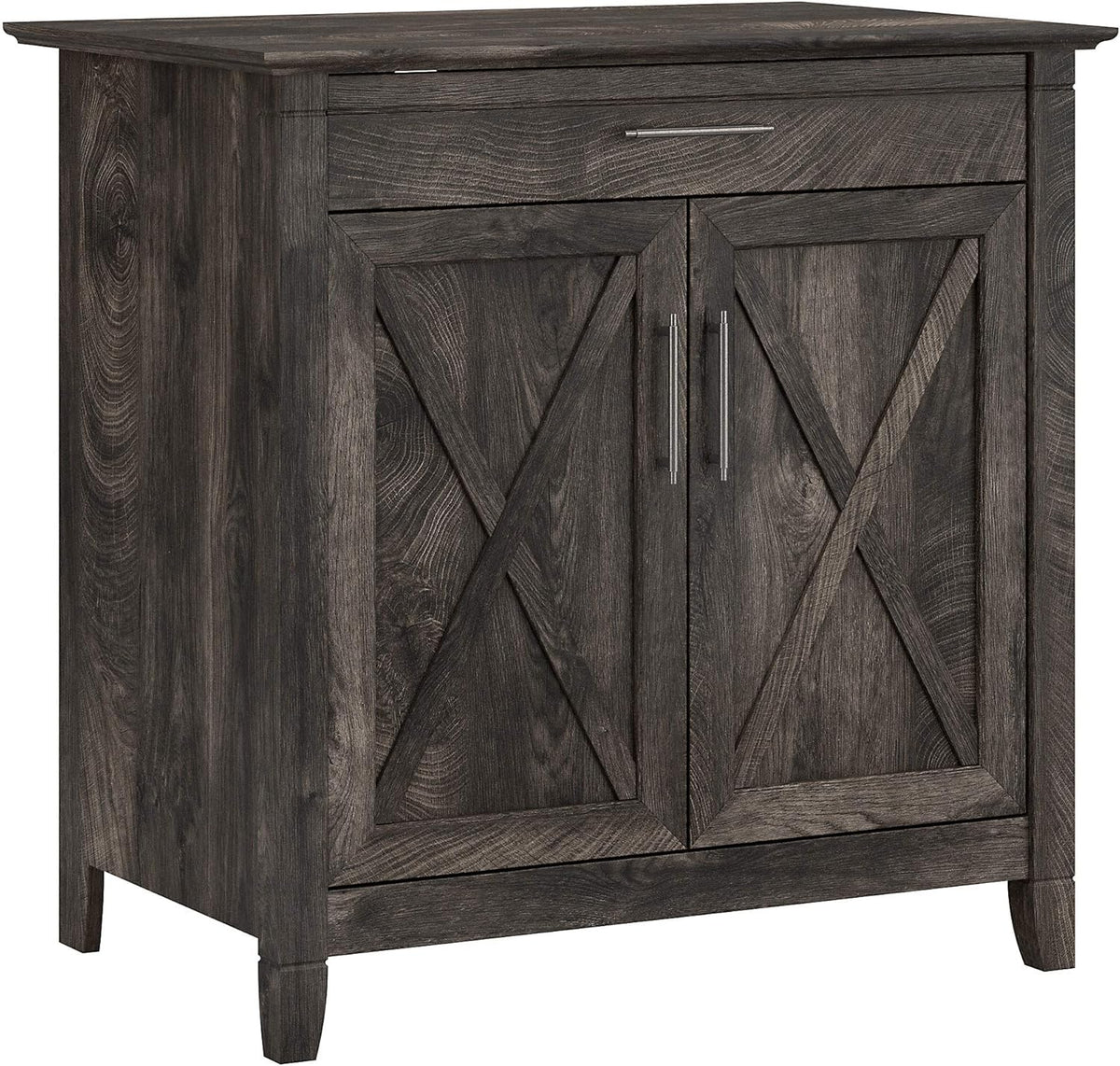 Secretary Desk with Keyboard Tray and Storage Cabinet P864