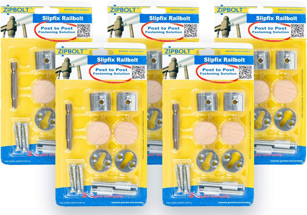 5 Pack Slipfix Railbolt I68439