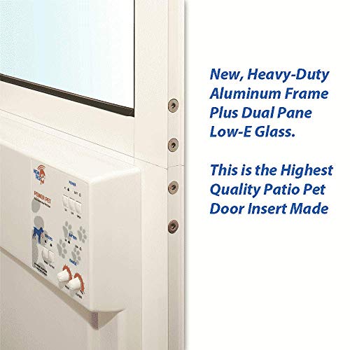 Large Electronic Dog Door for Patio Doors N33155