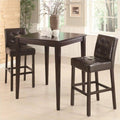 3 Piece Cappuccino Pub Table Set K449