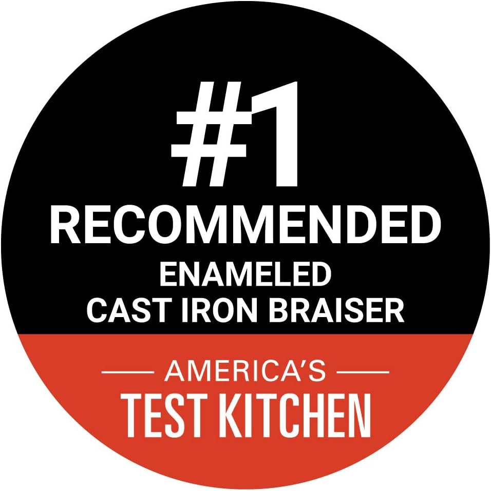 3.5 qt Enameled Cast Iron Braiser B536895