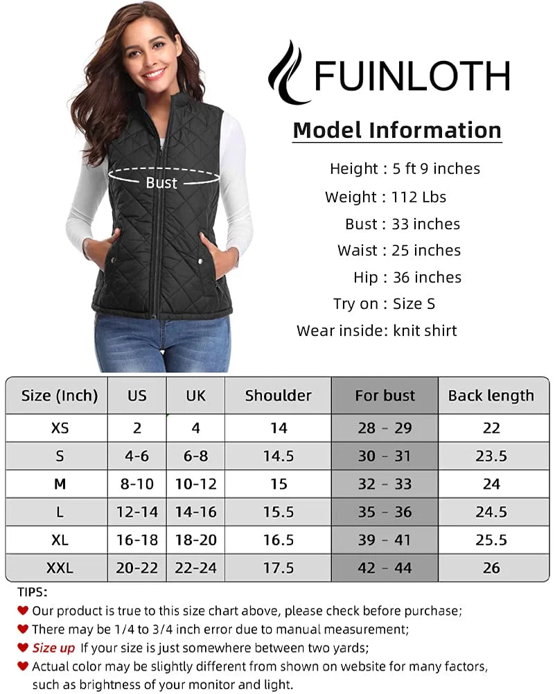 Black Quilted Zip Padded Vest L88216