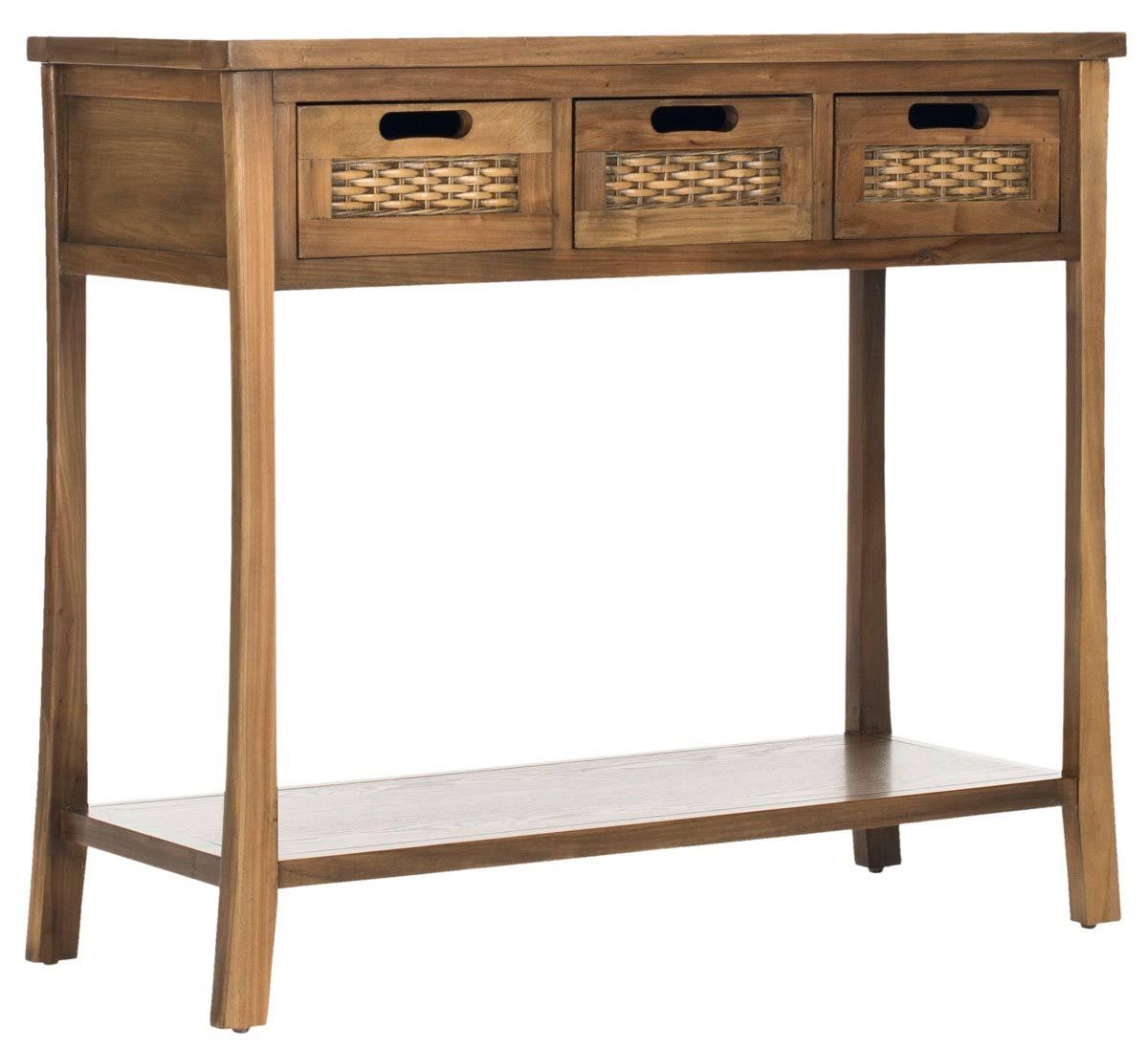 French Grey 3 Drawer Console L98497