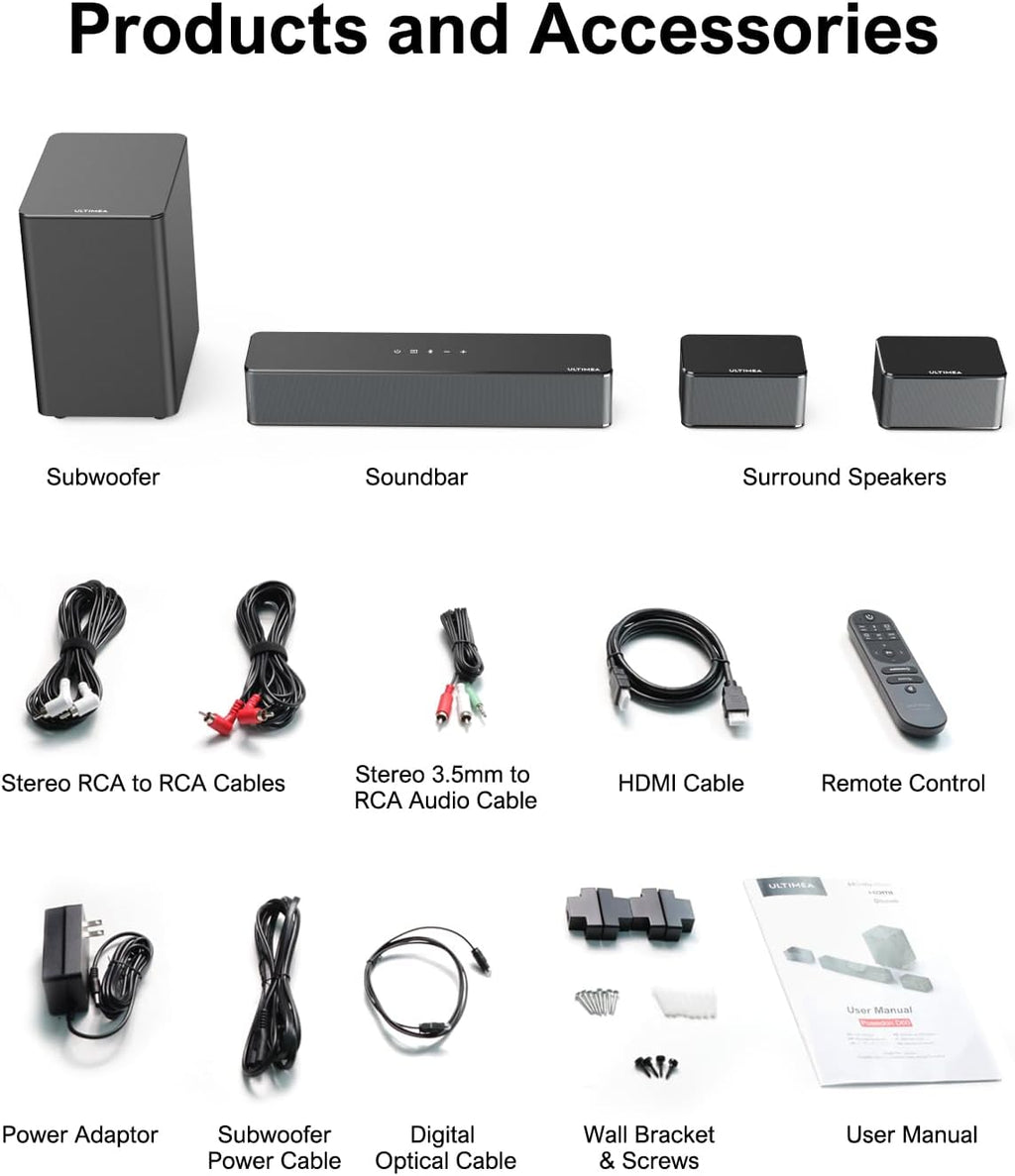 5.1 Sound Bar with Subwoofer C179