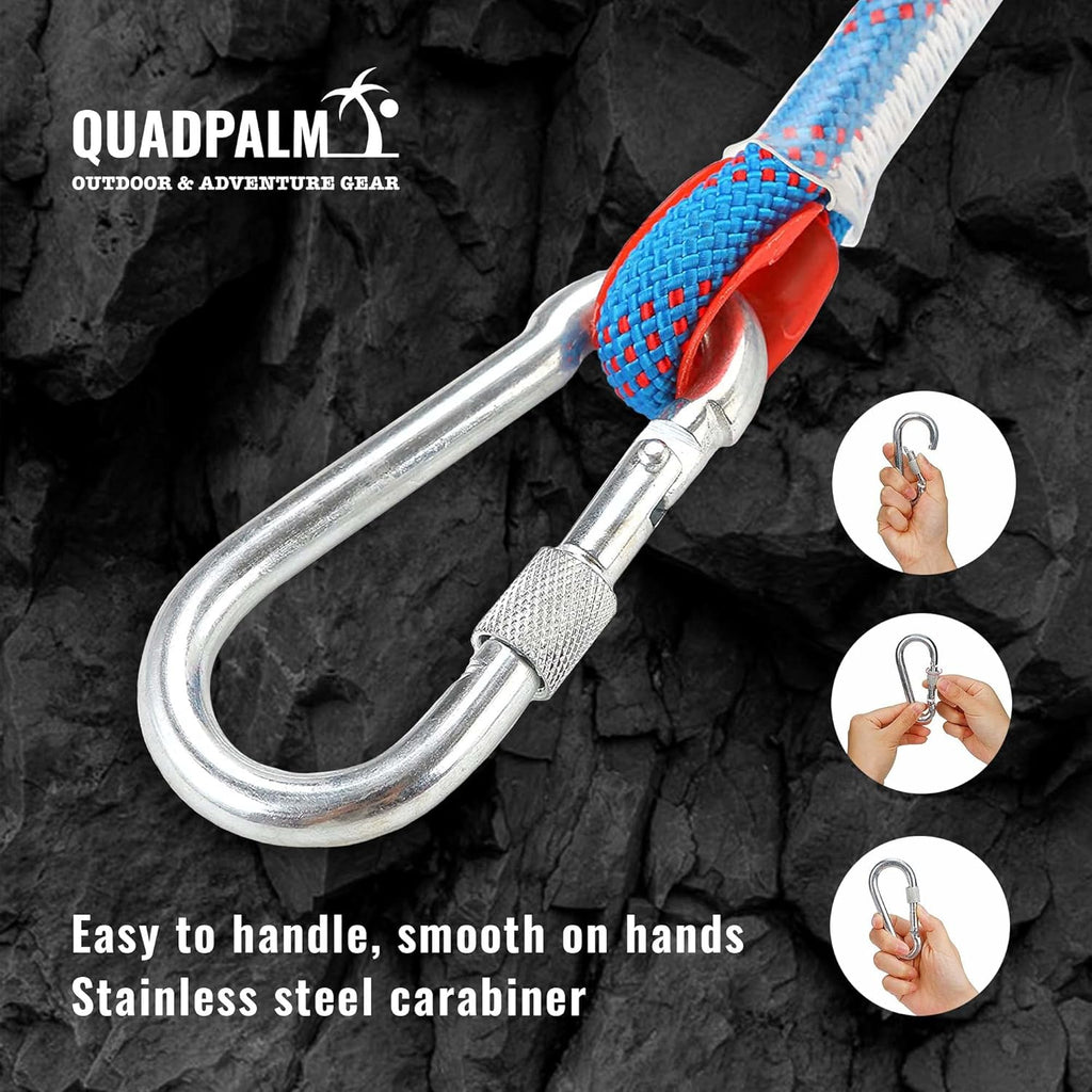 Grappling Hook and Rope 10M Heavy Duty Folding Claws G65153