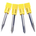 CNC Wood Carving Router Bit Set 1/4 inch Shank 15 20 60 90 Degree V-Bit O944