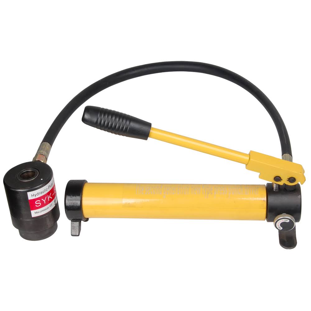 10 Ton 6 Die Hydraulic Knockout Punch Tool Kit with Case T64637