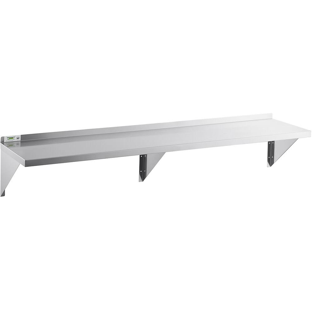16 Gauge Stainless Steel Heavy Duty Wall Shelf L889