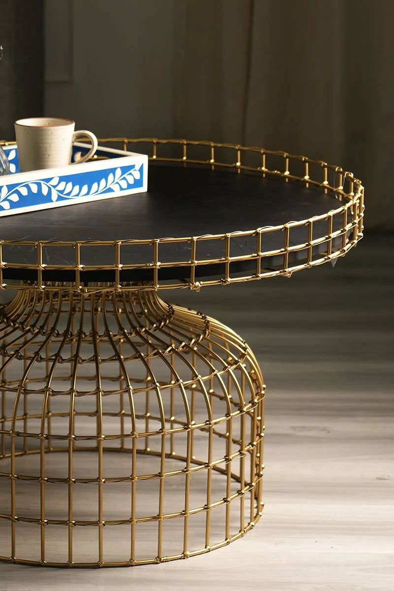 Round Glossy Coffee Table P11618