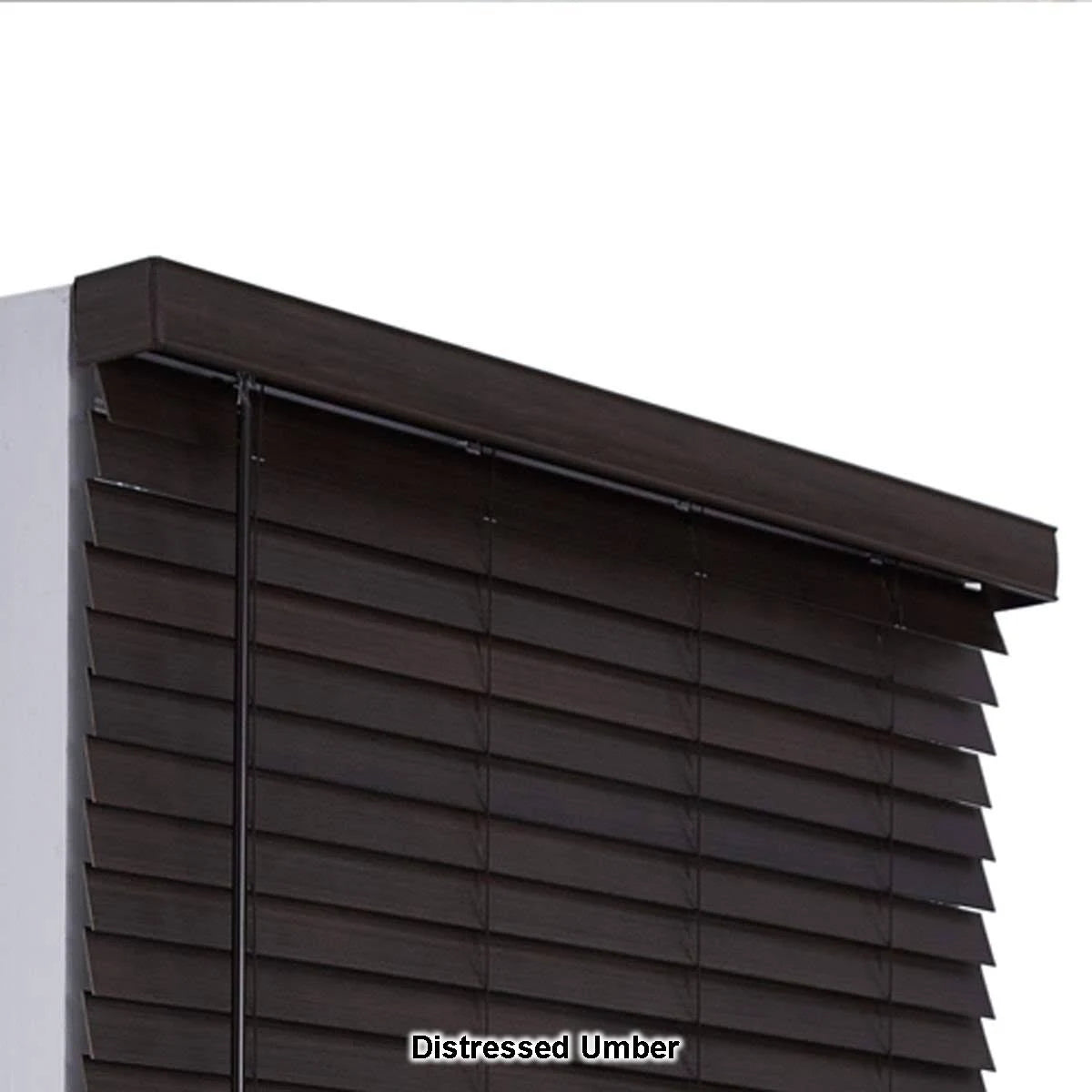 2in. Cordless Faux Wood Blinds White H879922