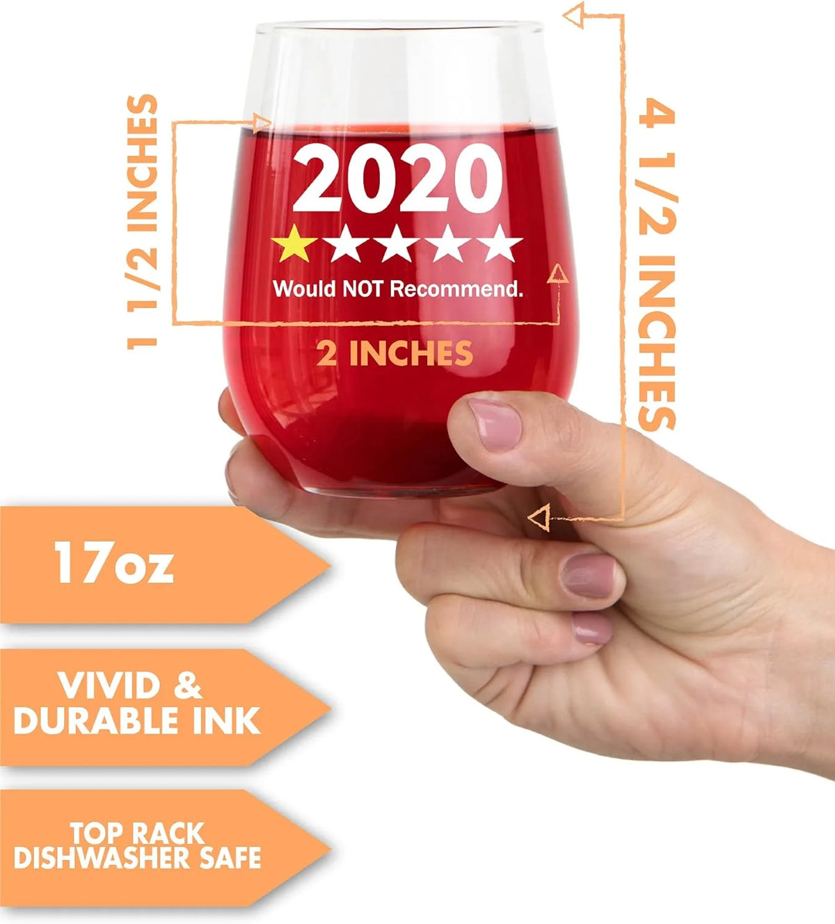 17 Oz Stemless Wine Glass S745732