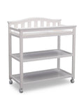 White Changing Table with Casters S73592