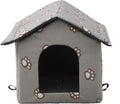 Grey Large Weatherproof Insulated Cat House I4768
