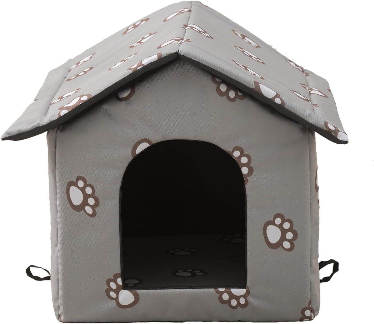 Grey Large Weatherproof Insulated Cat House I4768