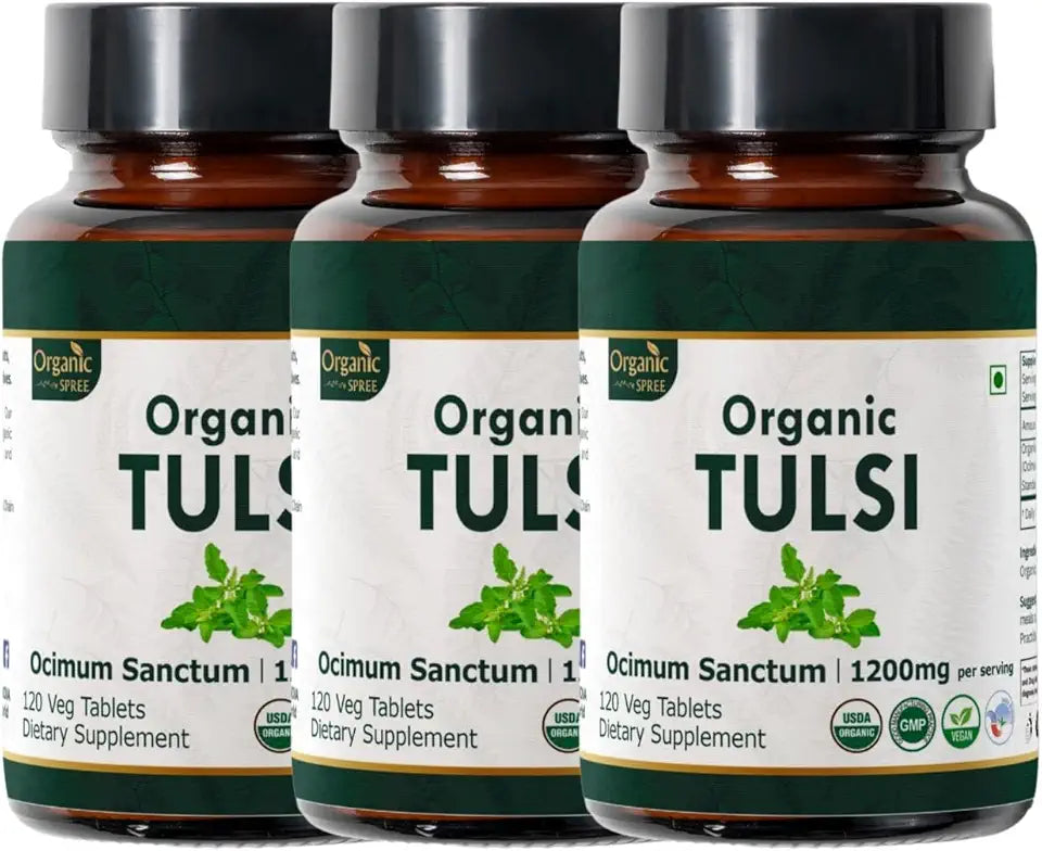 120 Tablets Holy Basil Organic Natural Vegan H158