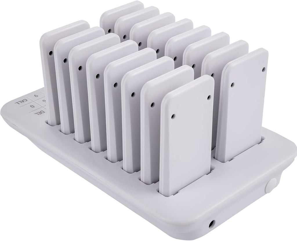 Wireless Paging Queuing Calling System with Vibration, Flashing and Buzzer R9163