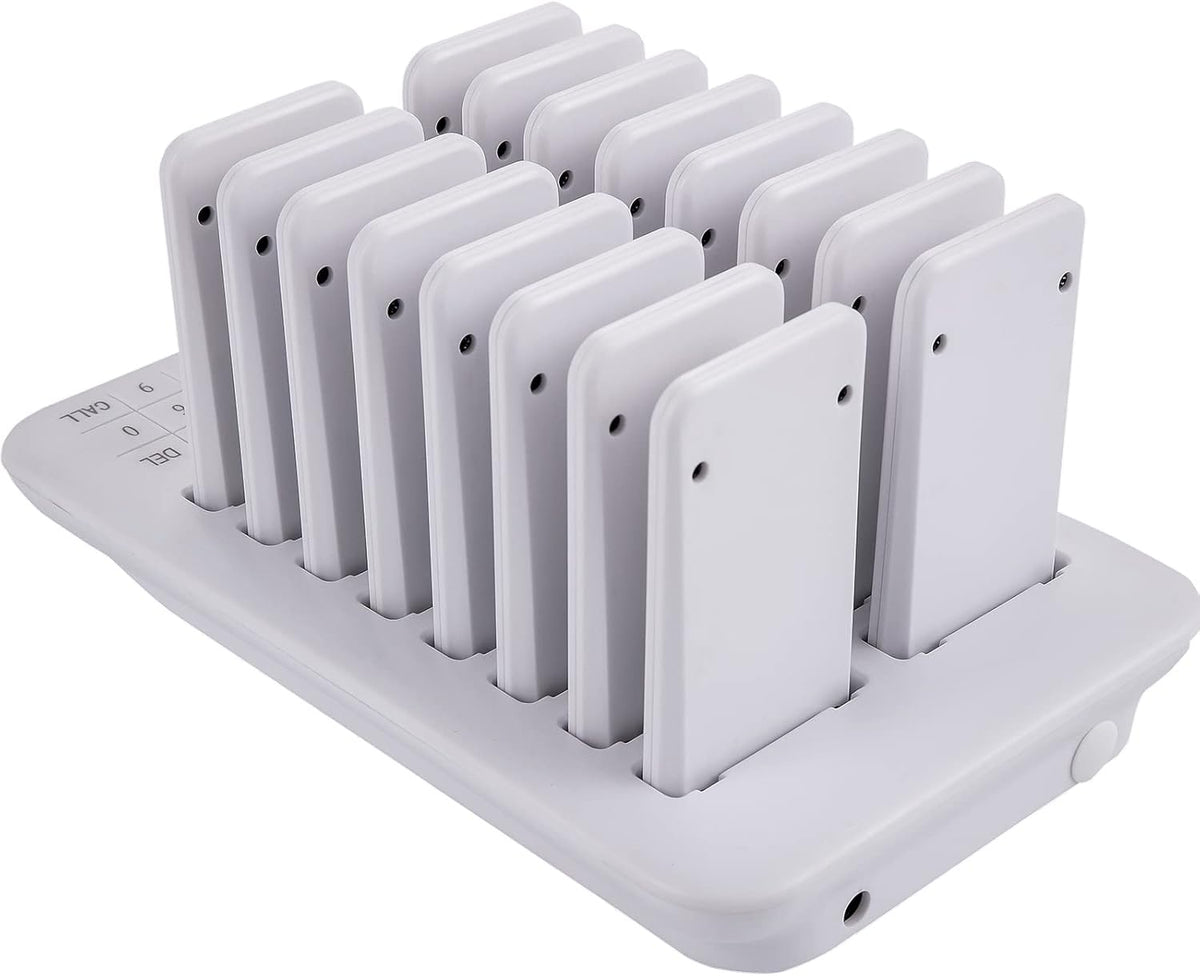 Wireless Paging Queuing Calling System with Vibration, Flashing and Buzzer R9163