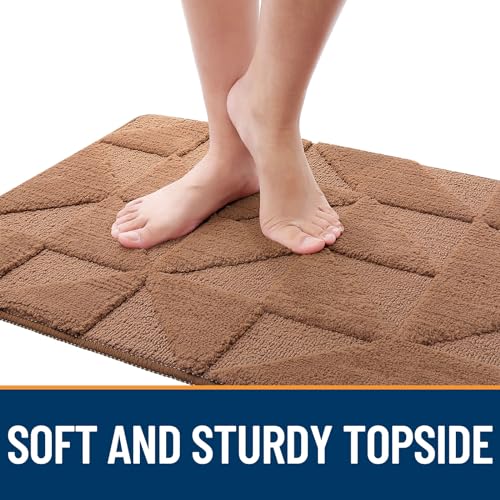 Non-Slip Absorbent Washable Door Mat (59x36 inches, Black) E6219